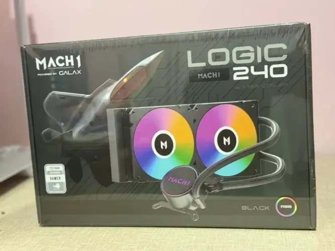 WATER COOLER MACH1 LOGIC RGB 240mm - PRETO 