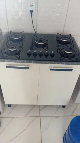 Fogão e balcão