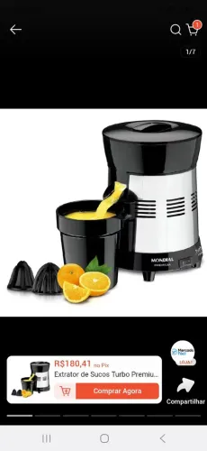 MÁQUINA DE SUCO 