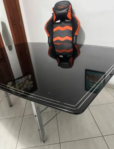 Mesa de Vidro Preta