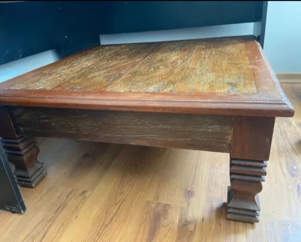 Mesa de centro madeira de demolição