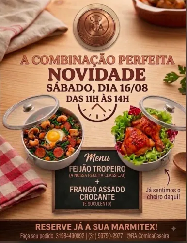 Marmita feijao tropeiro