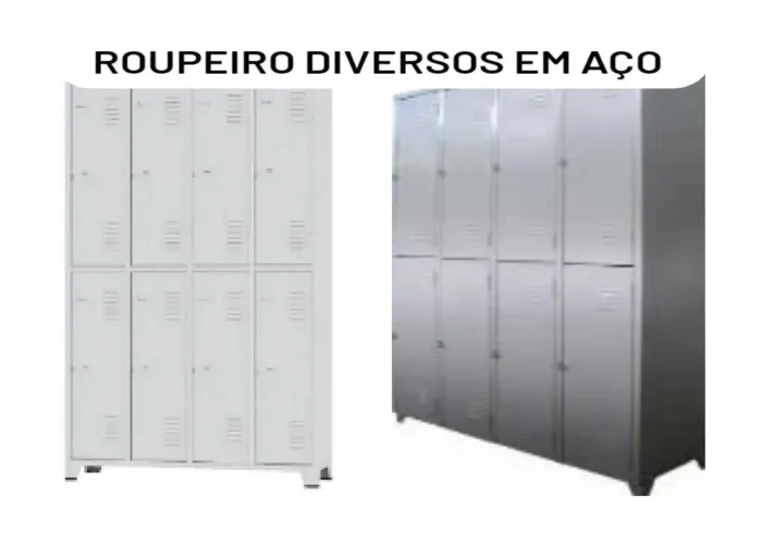Vestiário em aço para empresas