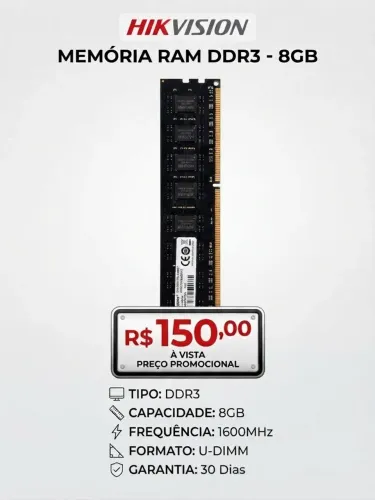 MEMORIA DDR3 8GB 1600mhz