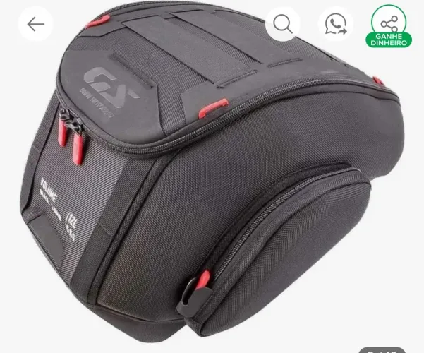 bolsa de tanque original da BMW Motorrad