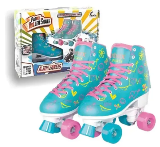 patins roller shate fenix sports ajustável