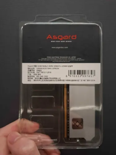 Memória RAM DDR4 16gb 3200mhz cl18 Asgard Freyr T3