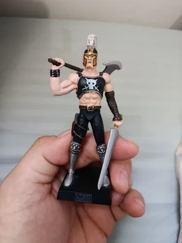 Miniatura Marvel Eaglemoss Ares #131 - Completa com Caixa e Fascículo - Excelente Estado