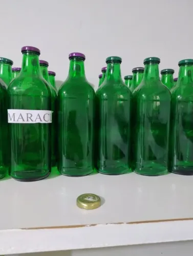 garrafas de vidro verde - 1,5l