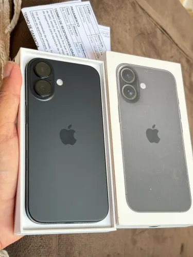 iPhone 16 novo 1 ano garantia Apple com nota fiscal 