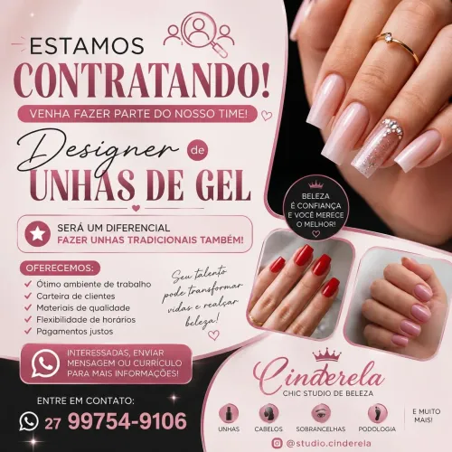 Contrata-se manicure/pedicure
