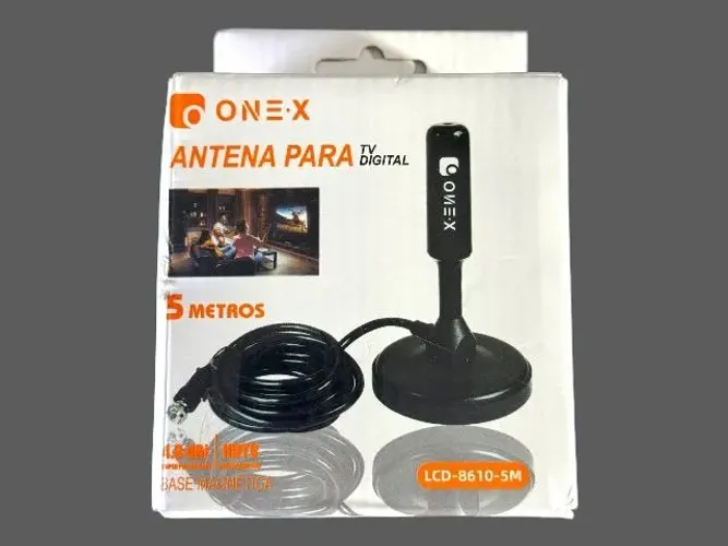 Antena de TV Digital HDTV 5M com Base Magnética