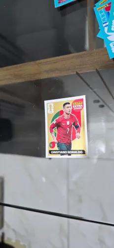Figurinha gold Cristiano Ronaldo, copa 2026