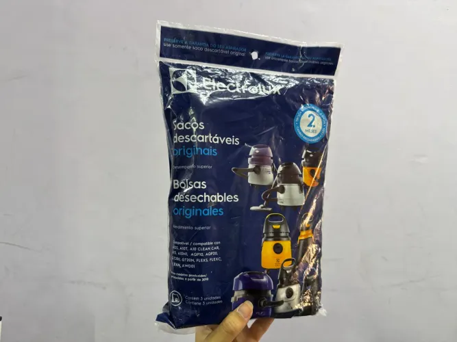 Kit 3 Sacos Descartáveis Originais Electrolux