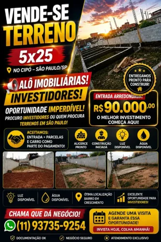 Vende terreno