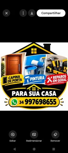 Reparos pintura forro gesso PVC limpeza área externa
