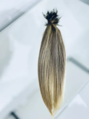 Cabelo humano loiro 40 cm