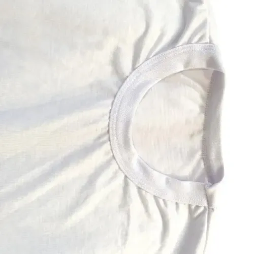 Kit 161 camisetas 100% poliester brancas