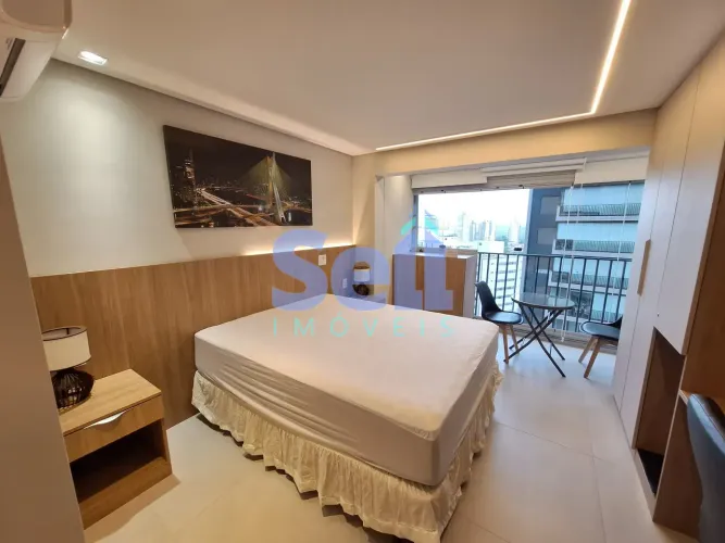 Studio NOVO MOBILIADO para locação, 25m², sem Vaga, Vila Madalena, São Paulo, SP