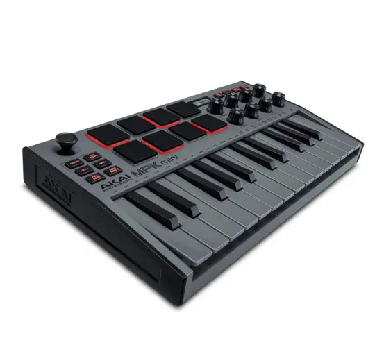 Akai Professional Mpk Mini Mk3 Gris - Midi Driver cinza