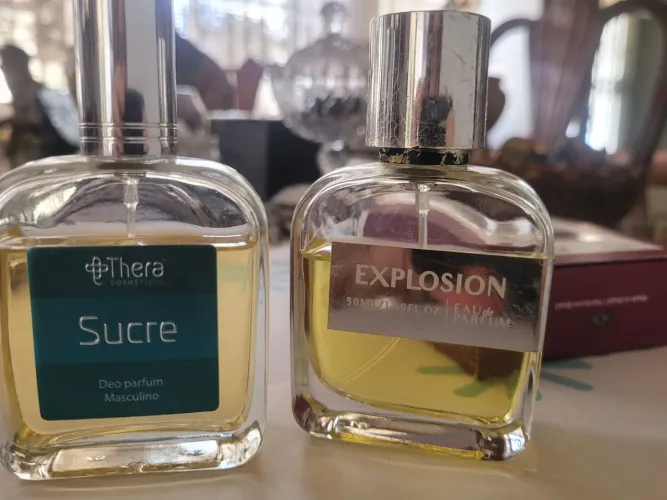 Perfumes masculino explosion + sucre