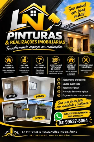 Pintura de Casas e Apartamentos | Orçamento Grátis