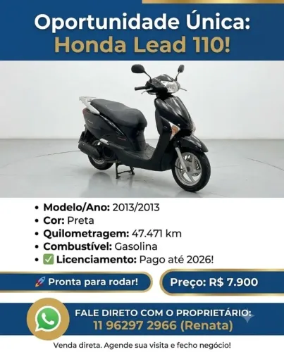 Moto: Honda Lead 110