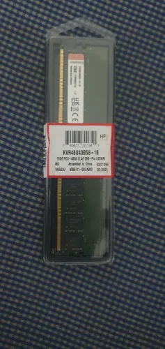 MEMÓRIA RAM KINGSTON DDR5 16GB 4800MHz
