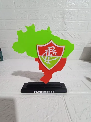 Placa 3d do Fluminense