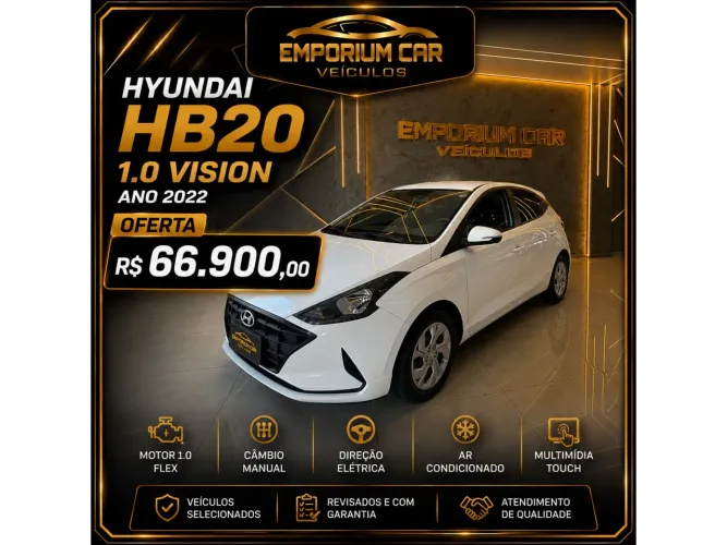 Hyundai HB20 Sense 1.0 Flex 12V MEC 2022