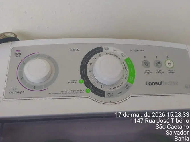 Vendo máquina de lavar roupa 8 Kilos Cônsul usada mais bem conservada tem conversa 