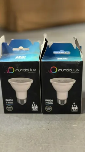 PAR LAMPADA 20 7W BRANCO NEUTRO 4000K LP65 MUNDIAL LUZ