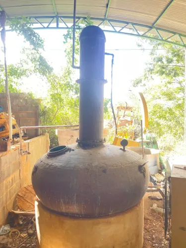 Alambique de 1000 litros a vapor ou fogo 