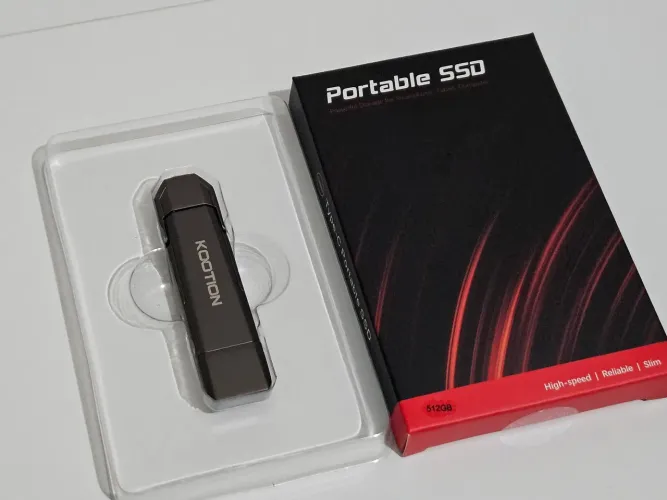 SSD Portátil KOOTION U52 512GB USB 3.2 1000MB/s USB-C + USB-A