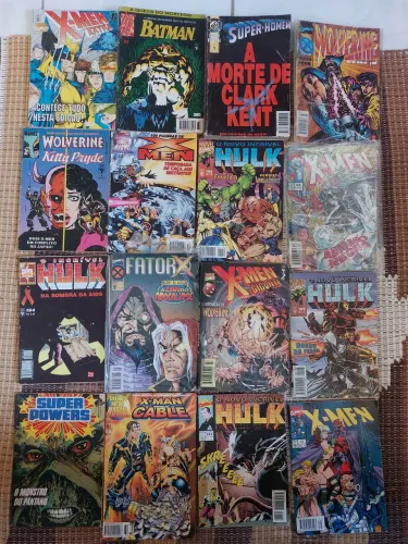 Lote 43 gibis super-heróis editora Abril