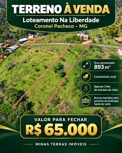 Lote no loteamento na fazenda da liberdade