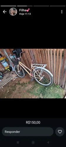 Vendo essas duas bicicleta observação uma sem a cela e a outra precisa remendar o pneu