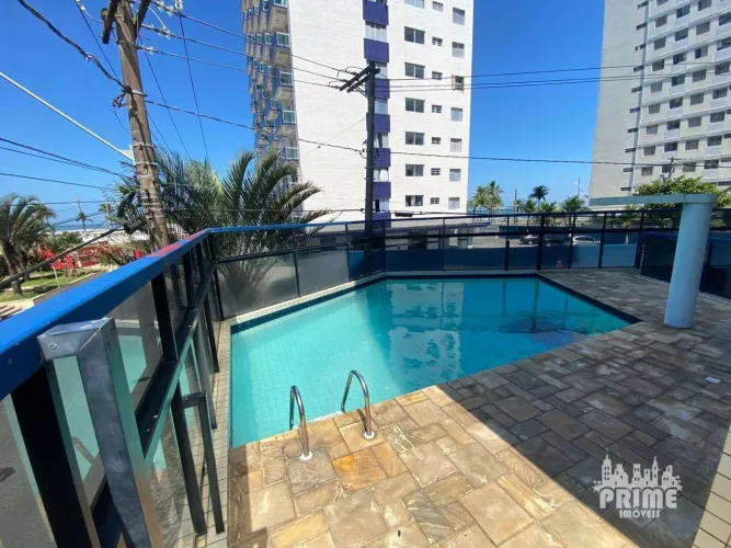 Apartamento com 1 dormitório para alugar, 64 m² por R$ 3.110,00/mês - Ocian - Praia Grande