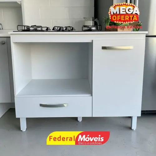 Balcão de Cozinha para Cooktop 4 ou 5 Bocas - Solicite Catálogo 