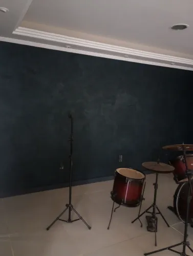 Pintura efeito cimento queimado perolizado