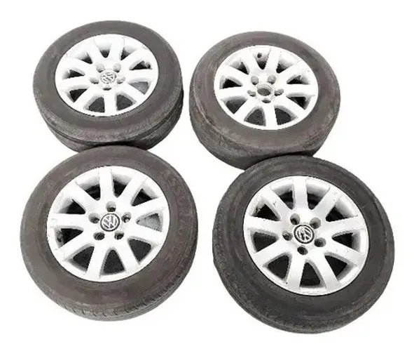 Jogo Rodas Aro 15 Volkswagen Passat V6 B5 2001 3b0601025k