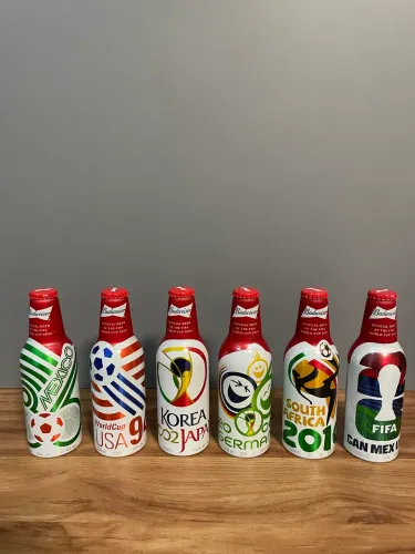 Cerveja Budweiser Edição Limitada Copa 2026 Kit 6 Unid 330ml