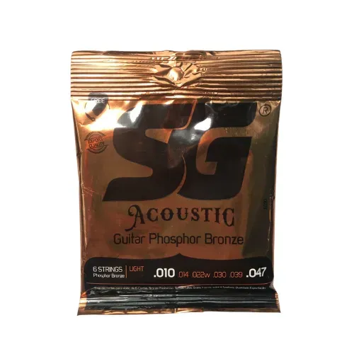 Encordoamento SG Phosphor Bronze Aço .010
