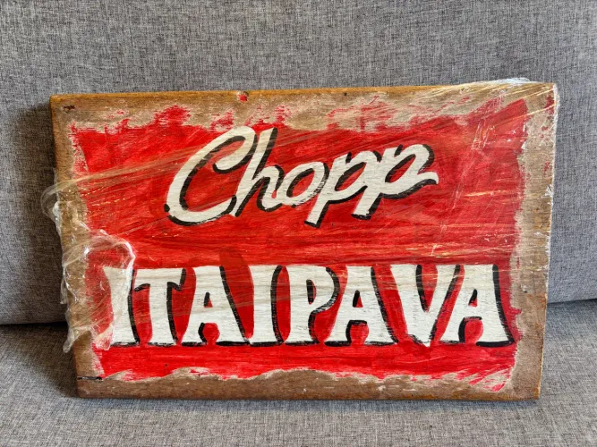 Placa madeira maciça Itaipava 