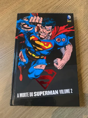 Hq a Morte do Superman vol 1 e 2 capa dura 