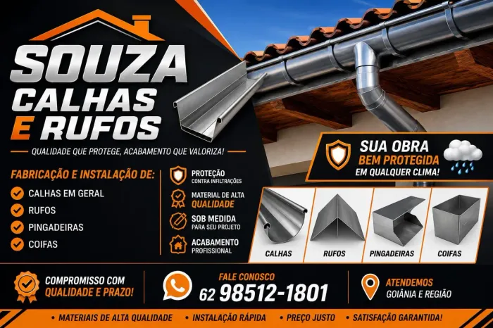 Calhas e rufos