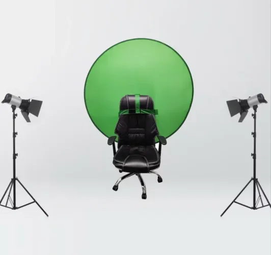 Tela Verde e Verde/Azul Chroma Key Portátil Fundo Infinito Vídeo Gravação