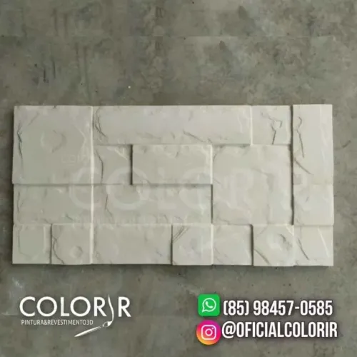 Placas 3D estilo Pedras Naturais