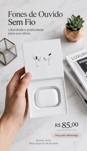 Fones de Ouvido Sem Fio