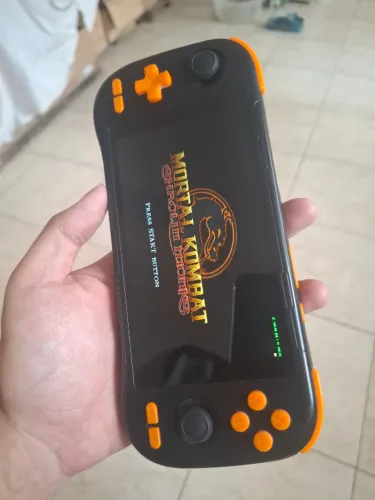 Console Portátil Kinhank K56 Video Game Android Tela 5.5 Roda PS2 GameCube Cloud Steam Lin